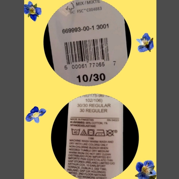 New Gap Universal Slim Boyfriend Stretch Jeans Women's Size 10 /30R Acid Wash - Picture 7 of 7